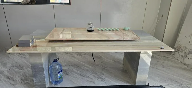奢石茶桌，茶台定制