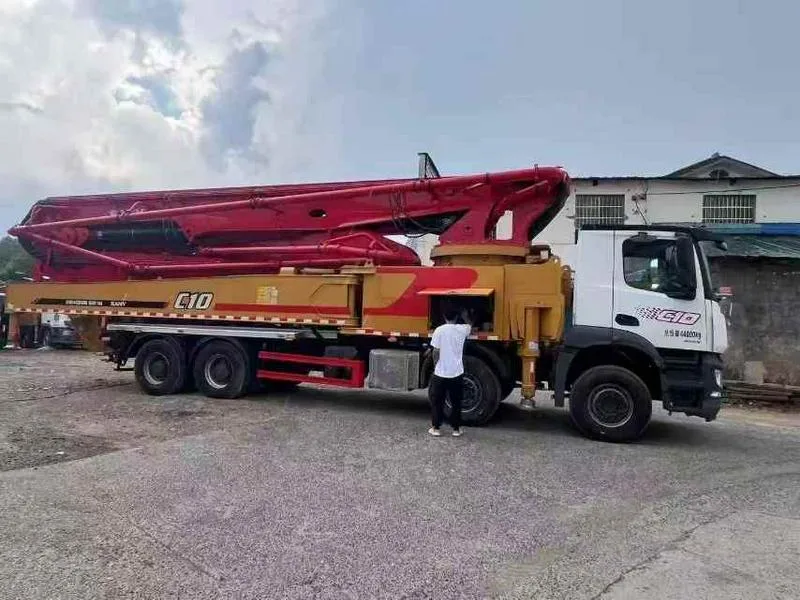 2021年奔驰底盘，三一上装62米泵车，准新车，110万